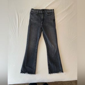 Mother Denim Jeans The hustler fray cropped